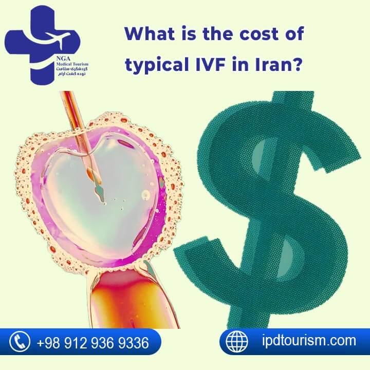 What is the cost of typical IVF in Iran?